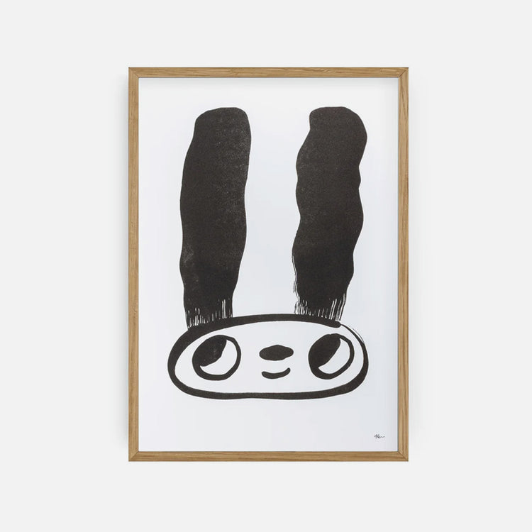 Affiche risographie 'Shodo Usagi #1'