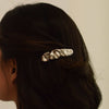 Barrette métallique texturée