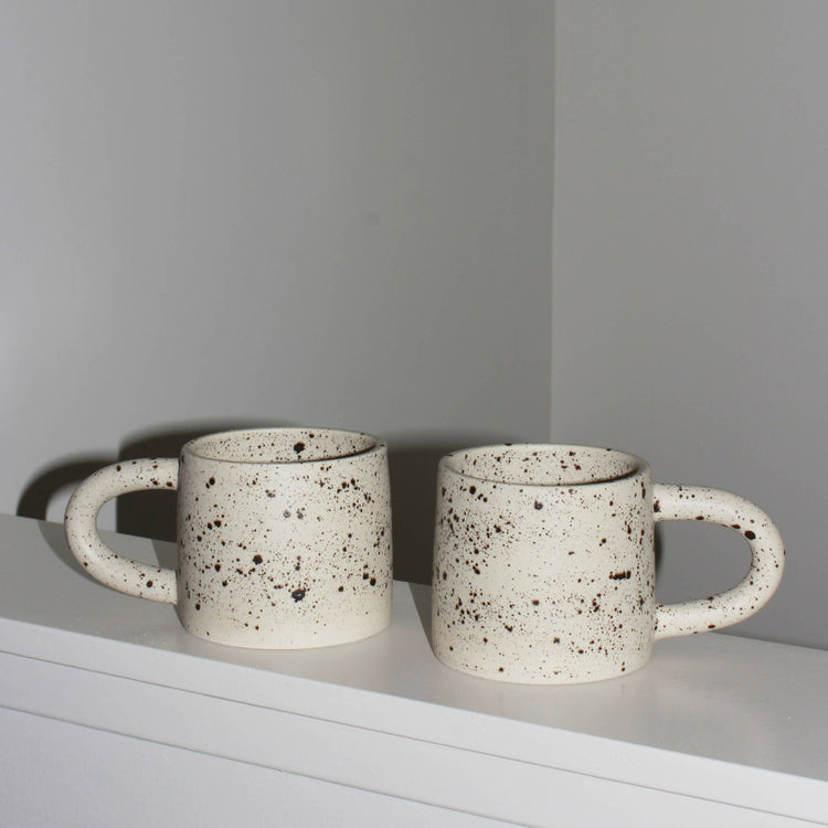 Tasse en céramique Moucheté Brun