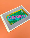 Affichette risographie 'Can of Aikoku Baking Powder'