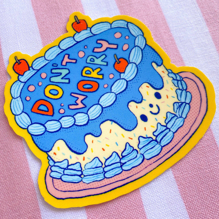 Don't Worry Sticker