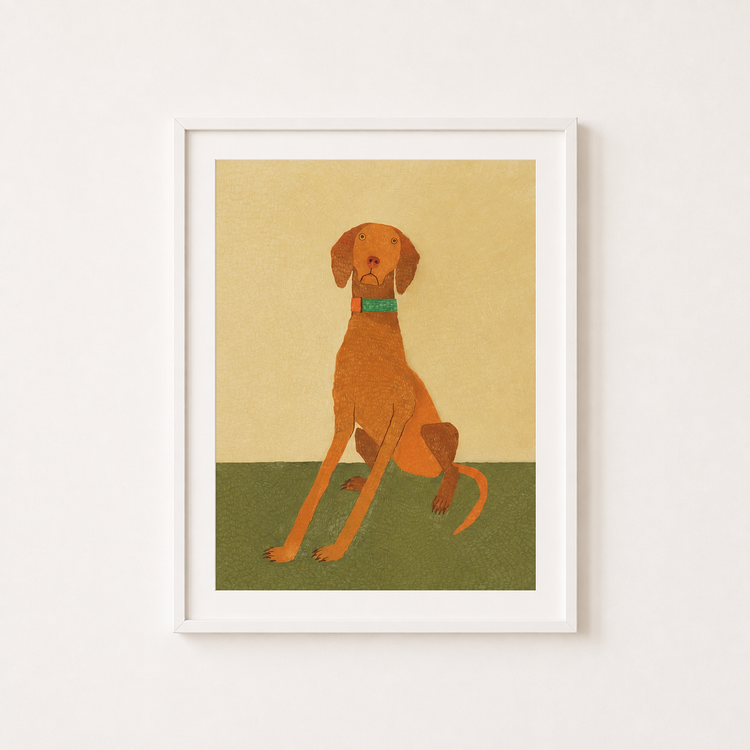 Affiche 'Ellie the vizsla'