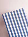 Striped notebook [varied colors] 