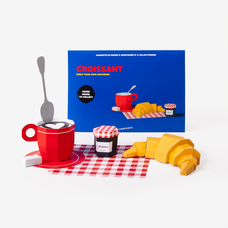 DIY 3D Breakfast Set to assemble