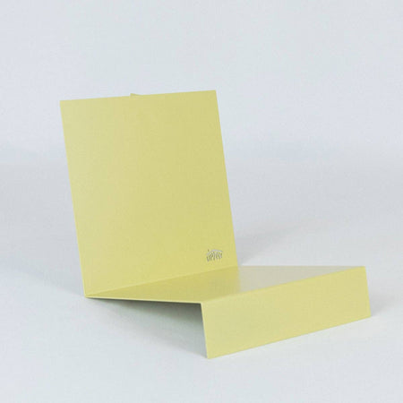 Support LP à livres ou disques jaune pâle
