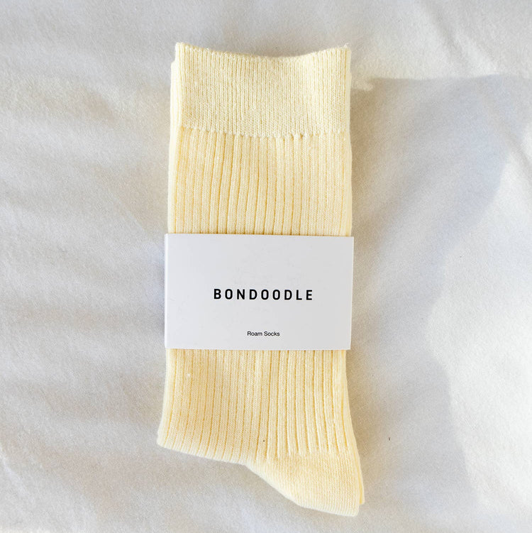 Chaussettes en coton Roam Crew Jaune
