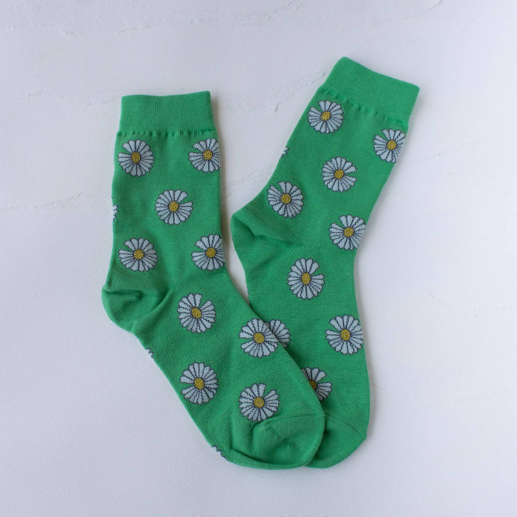 Chaussettes Daisy vertes