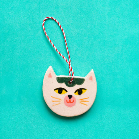 Ornement en céramique Chat