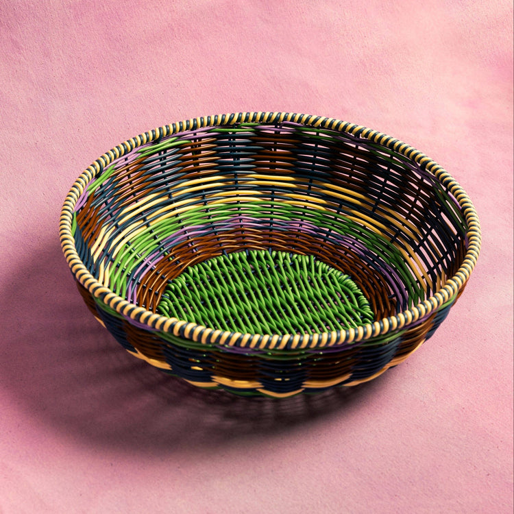 Maegen Woven Bowl - Brown/Green