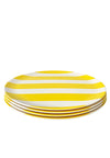 Yellow Cabana Dinner Plate 