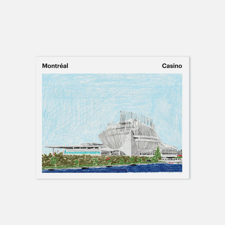 Carte postale 'Montréal - Casino'