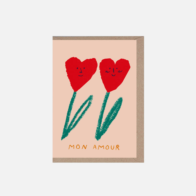 Carte de souhaits Mon Amour