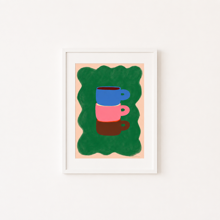Affiche '3 Coffee Cups'