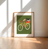 Affiche Chat sur vélo