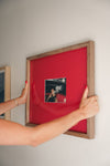 Passe-partout rouge 16x20 po  [Ouverture 5x7po]
