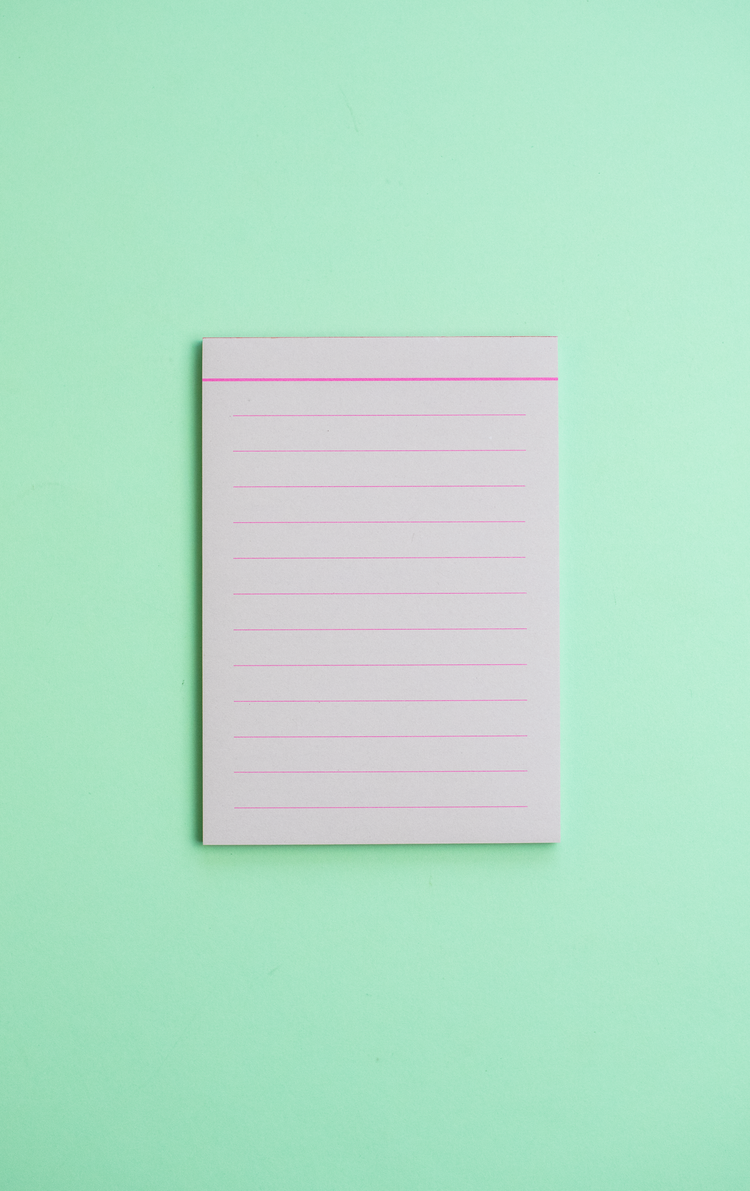 Neon Notepads [Various Designs]