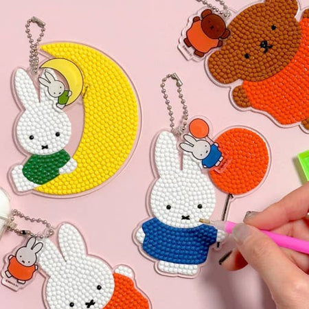 DIY Diamond Miffy Keychain [Various Designs]