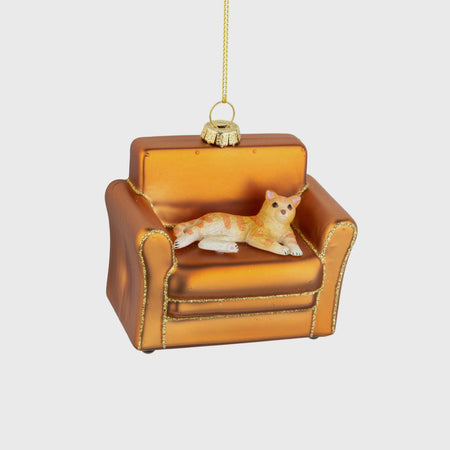Ornement chat sofa