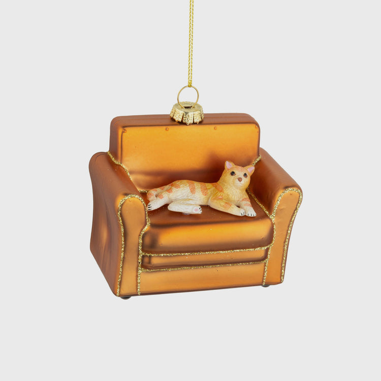 Ornement chat sofa