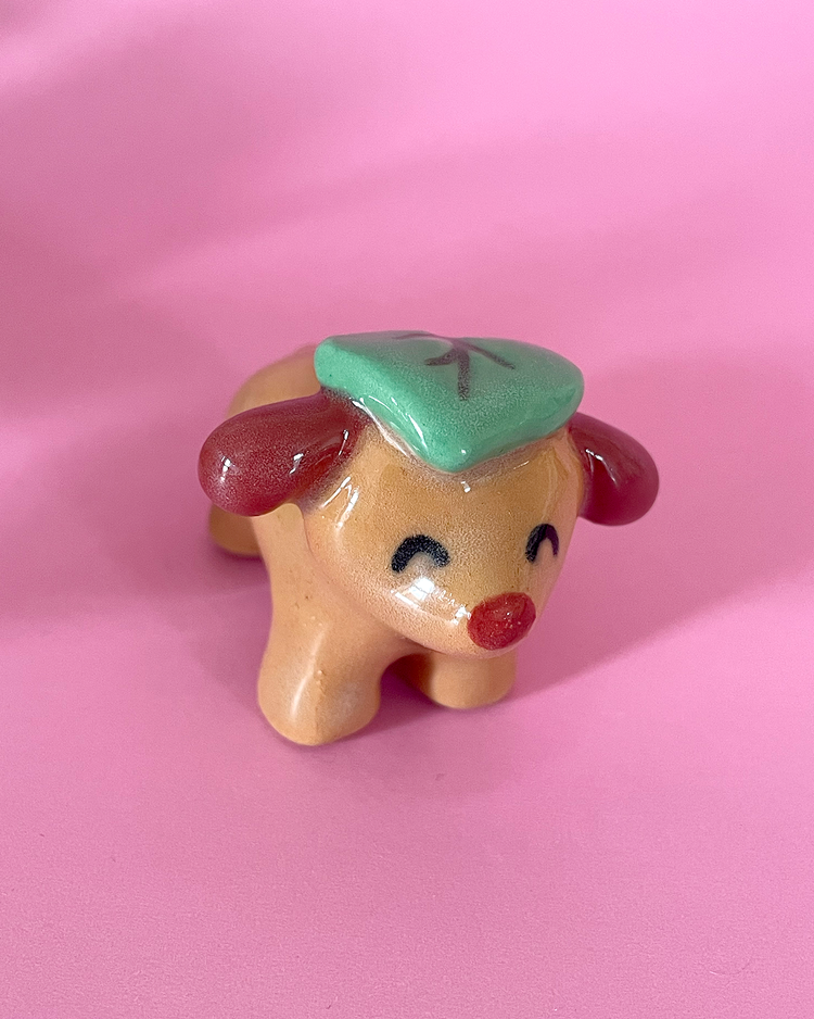 Figurine en céramique Chiens déguisés [modèles variés]