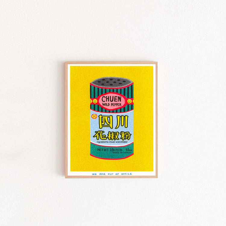 Risograph poster 'Chuen Pepper'