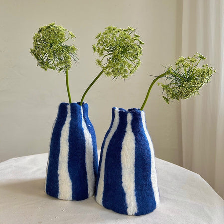 Vase Cirque marine en merinos