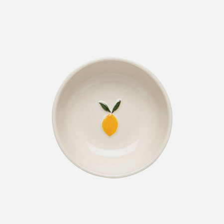 Petite assiette en relief Citron