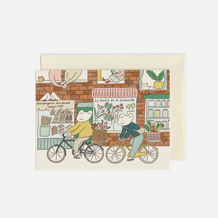 Carte de souhaits City Bikers