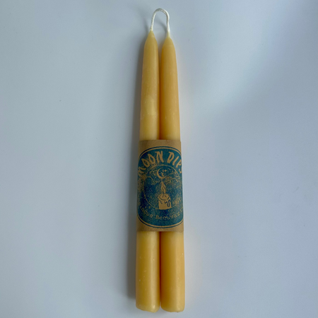 Duo de bougies classiques en cire d'abeille [10po]