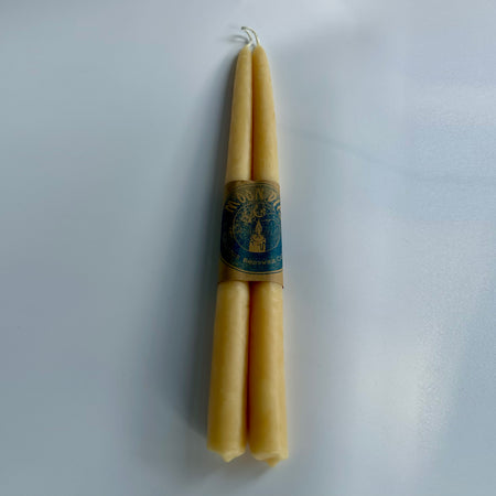 Duo de bougies classiques en cire d'abeille [13po]