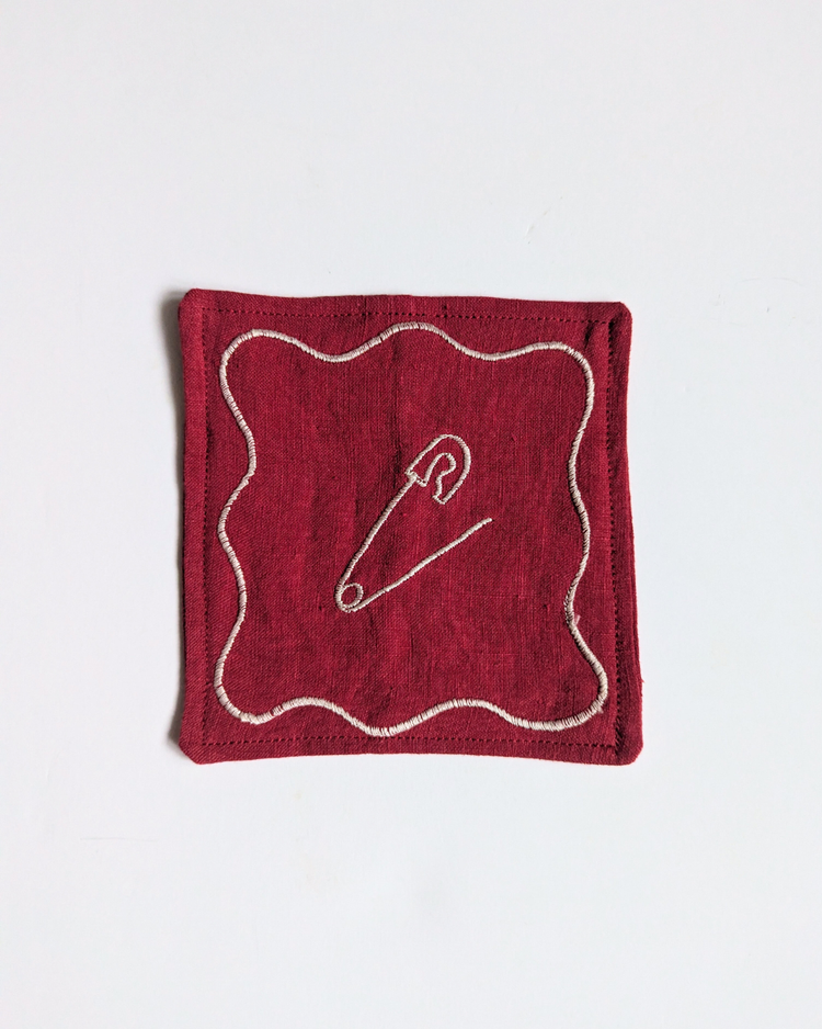 Embroidered coaster [various designs]