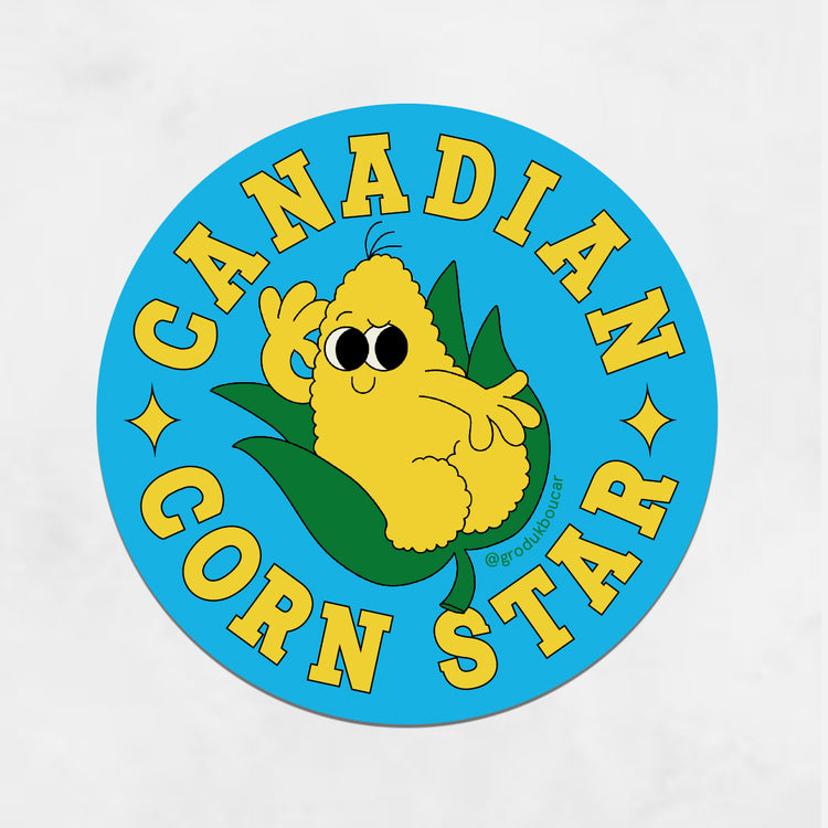 Autocollant Canadian Corn Star