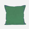 Blue palm tree decorative cushion