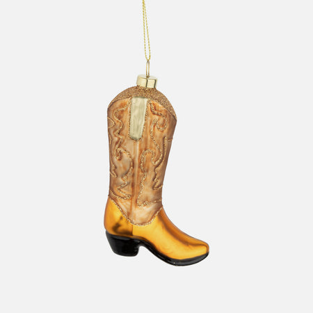 Ornement botte de cowboy
