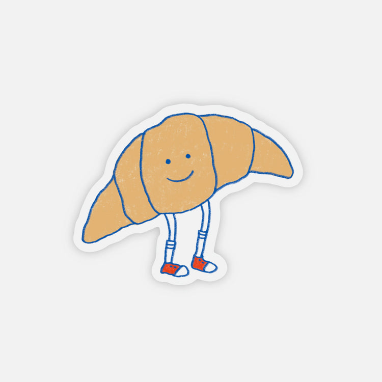 Autocollant Monsieur Croissant