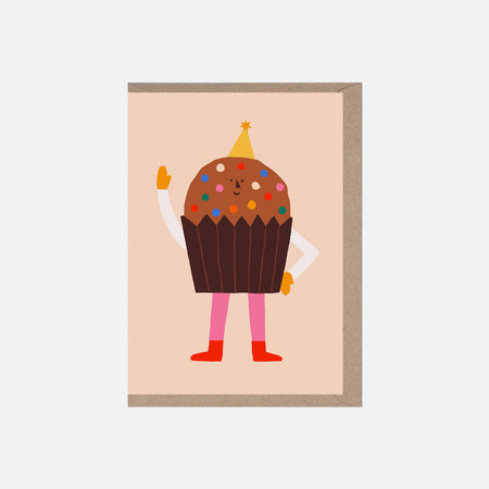 Carte de souhaits Cupcake