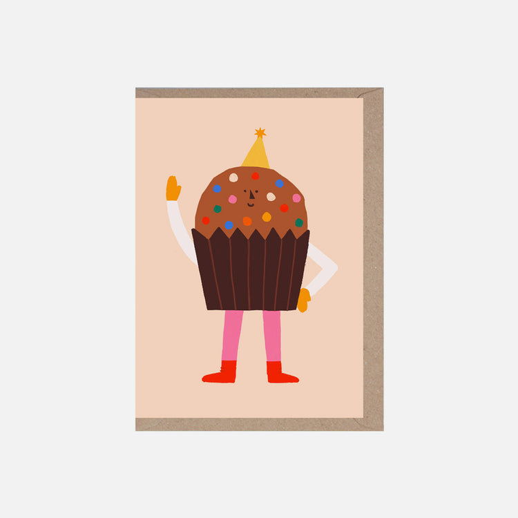Carte de souhaits Cupcake