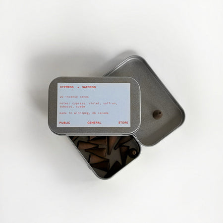 Ensemble de cônes d'encens Cypress Saffron