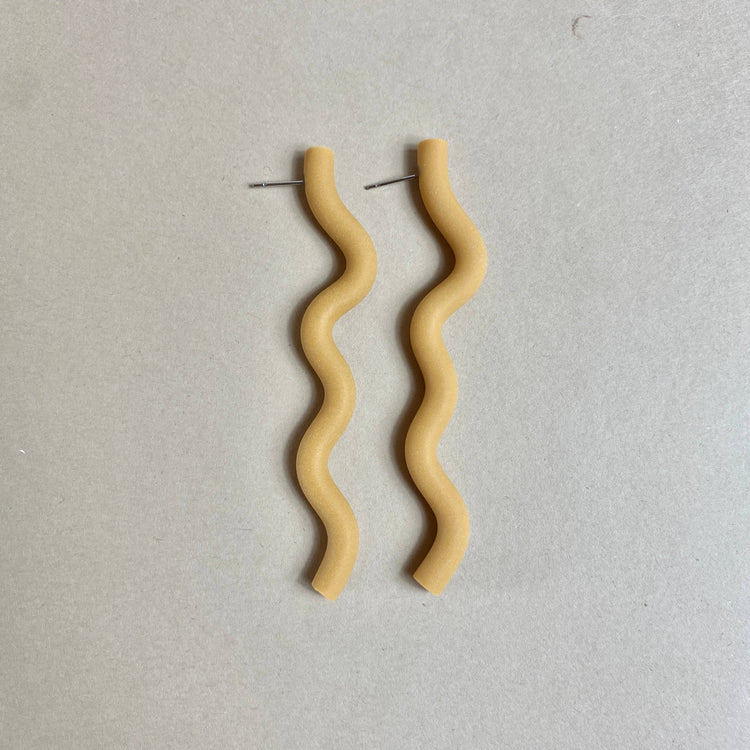 Drift ochre earrings