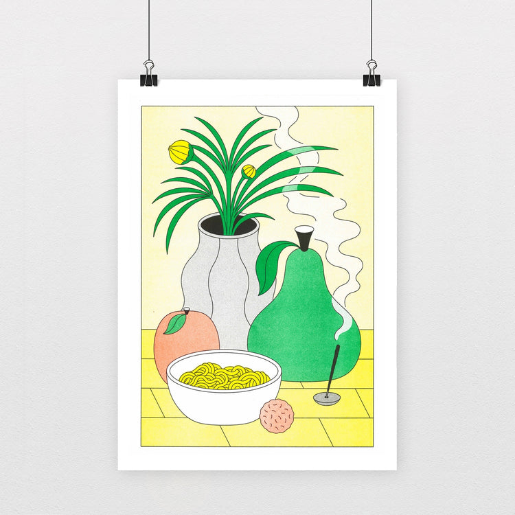 Risograph poster 'Sing'