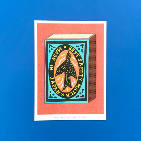 Affichette risographie 'Best Safety Matches'