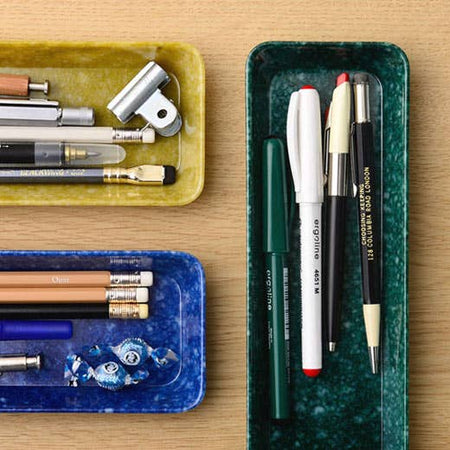 Marbled Stationery Tray [Various Colors]
