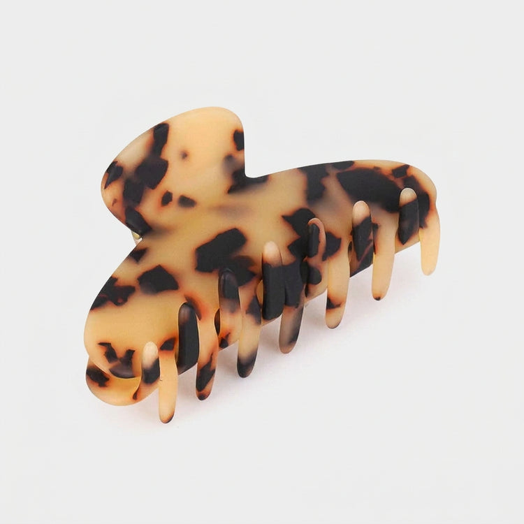 Pince à cheveux tortoise brun