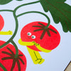 Affiche risographie 'Tomatoes'