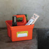 Small green portable storage box