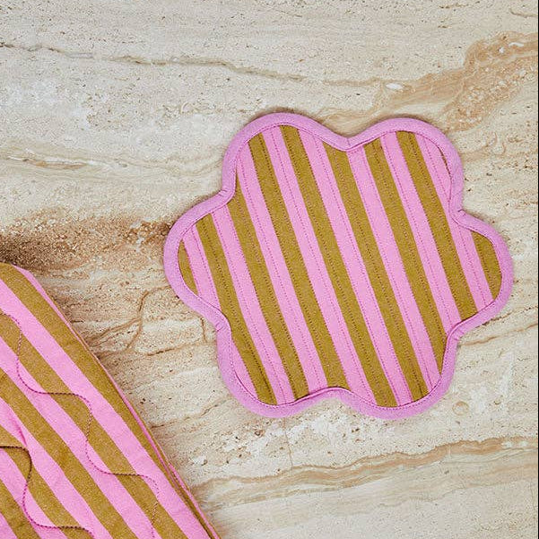 Dessous de plat fleur