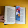 Marque-page Fleurs bleues