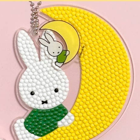 Porte-clés DIY diamant Miffy [modèles variés]