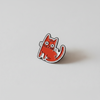 Épinglette Chat Rouge