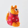 Hester Cat Felt Ornament